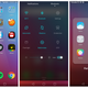 From left to right: Cutesy bubble icons, bulky notifications menu, and app folders ripped straight from iOS.